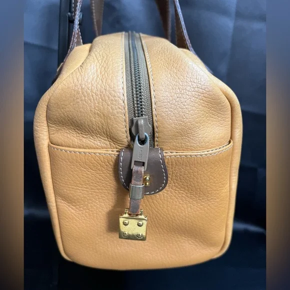 Loewe Anagram Leather Handbag w/ Brown Leather Straps - Vintage - Picture 3 of 16